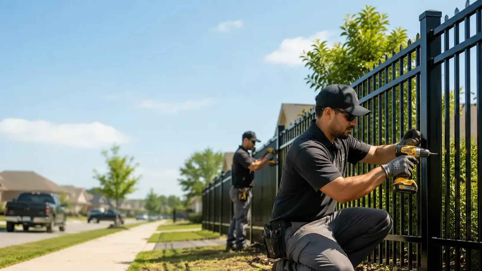 Metal Fence Installation in Portsmouth, VA